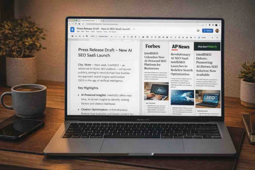Digital PR coverage on major media outlets for SEO authority