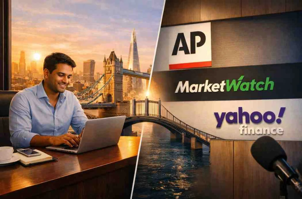 International founder building US brand credibility through media placements