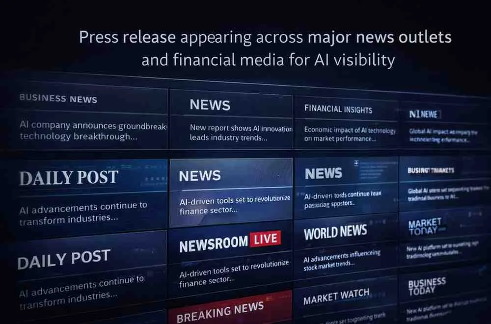 news media distribution outlets financial press publishing