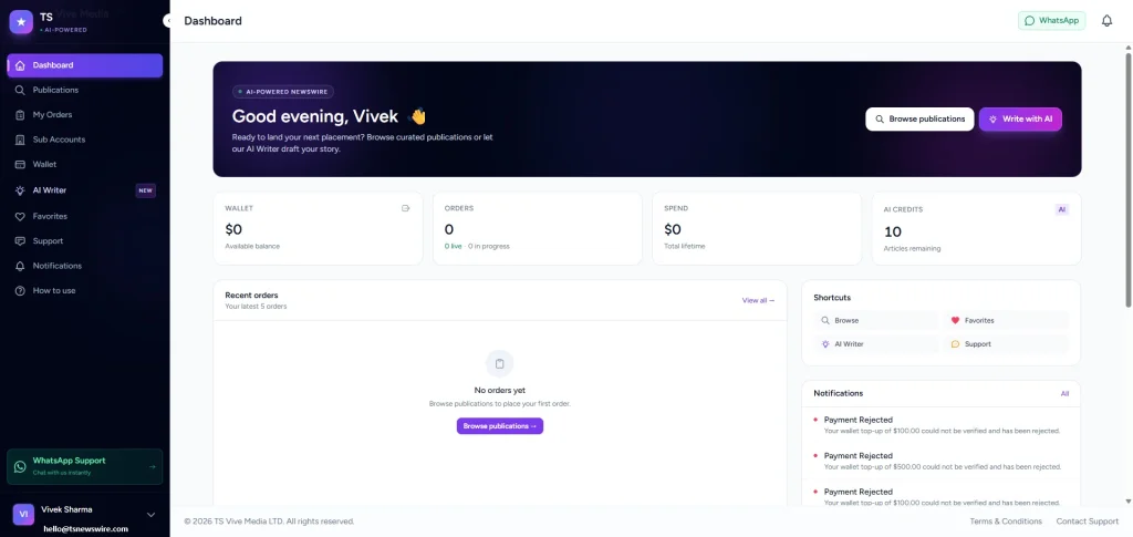 TS Newswire Launches Transparent Marketplace